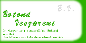 botond veszpremi business card